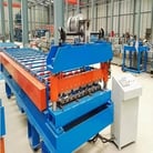Máquina perfiladora de lámina metálica trapezoidal galvanizada para techos en China — foto 3