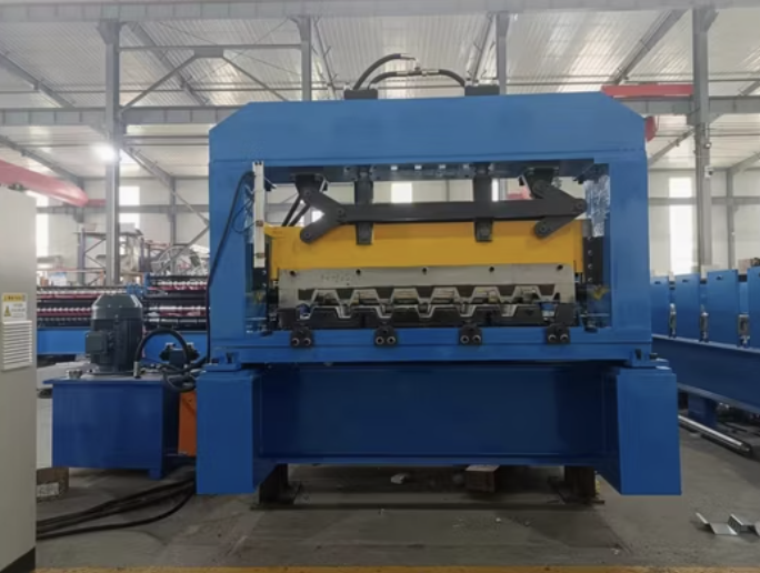 1.5'' Composite Corrugated Metal Floor Decking Roll Forming Machine USA