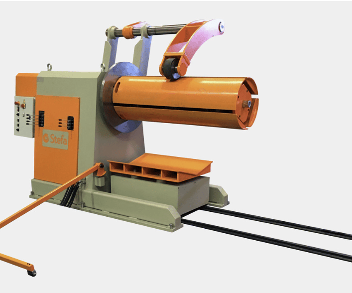 15 Ton Hydraulic Decoiler in Muro, Portugal