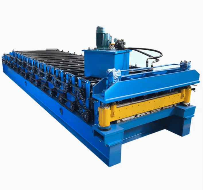 3 Rib Trapezoidal Roofing Sheet Roll Forming Machine in Côte d'Ivoire