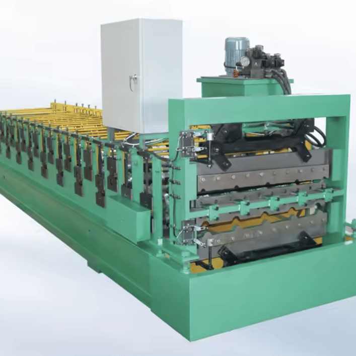 820mm Colored Steel Metal Roof and Wall Panel Double Layer Roll Forming Machine in China