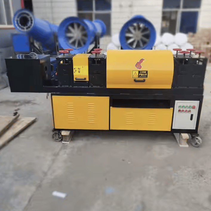 Automatic Scaffolding Tube Pipe Rust Removing, Painting Straightener in China