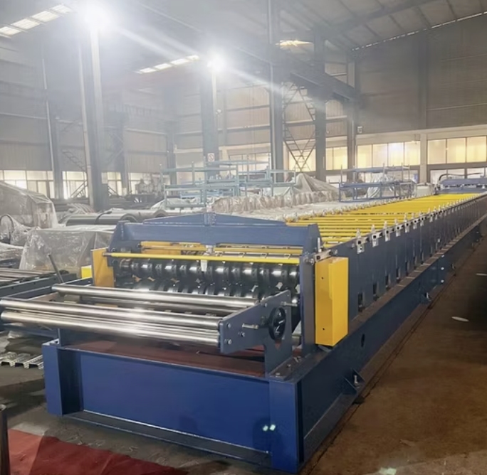 Concrete Floor Metal Decking Roll Forming Machine in the USA