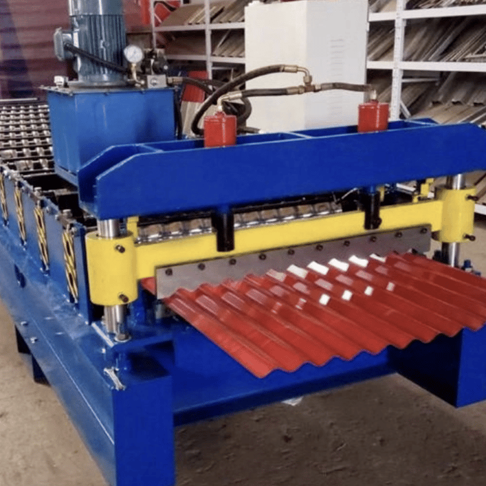 Corrugated Steel Panel Roll Forming Machine in Ethiopia