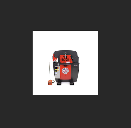 Edwards 55 Ton 1 PH 230V Ironworker with PowerLink and Coper Notcher with Lighted Workstations USA