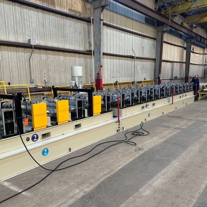 F Deck Intermediate Rib Deck Profile Roll Forming Machine in the USA