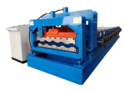 Glazed Roof and Wall Steptiles Roll Forming Machine in Hebei, China