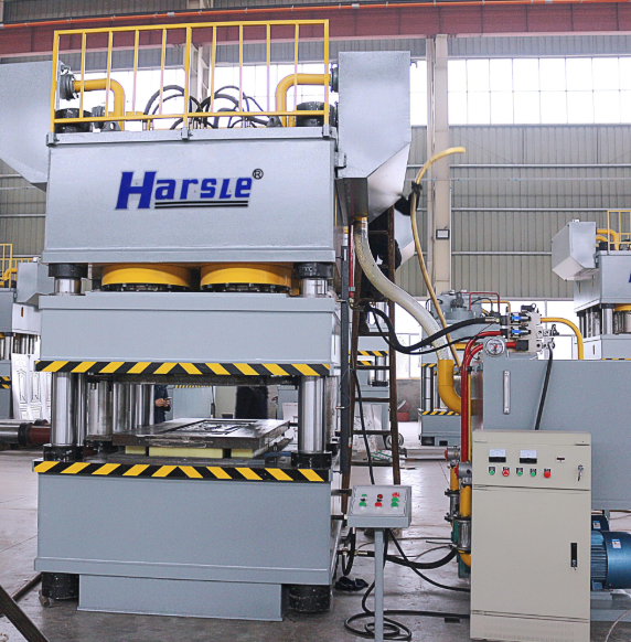 Harsle 4500t Door Embossing Machine