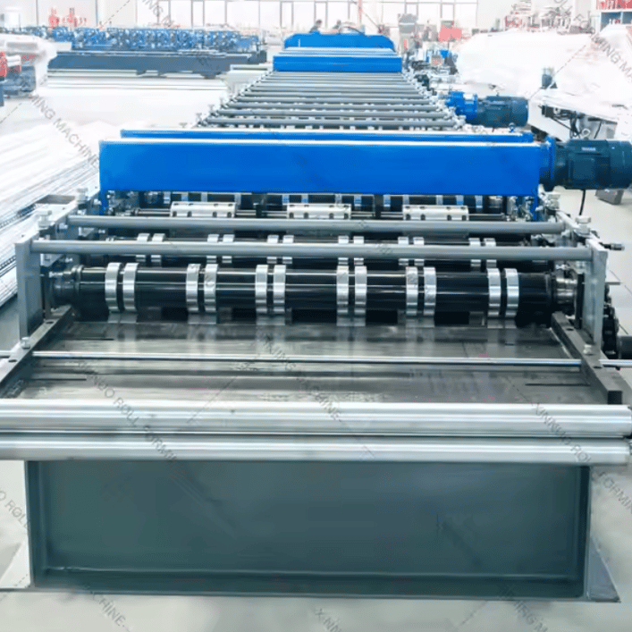Heavy-Duty Composite Floor Deck Roll Forming Machine – UAE