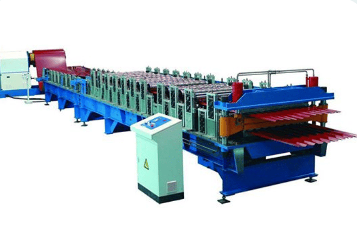 High-Speed Double Layer Roof Panel Roll Forming Machine in Shaoxing City, China
