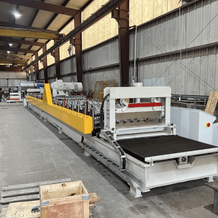 Metal Deck Roll Forming Machine in Massachusetts, United States