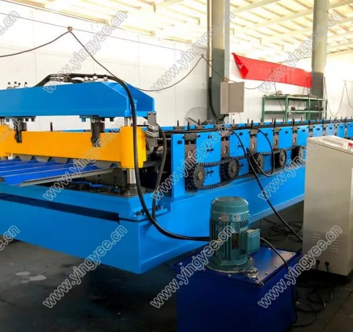 Metal IBR Roof Tile Roll Forming Machine in China