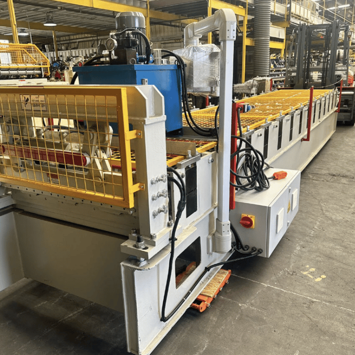 Purlin Bearing Rib (PBR) Overlay Panel Cold Roll Forming Machine Florida