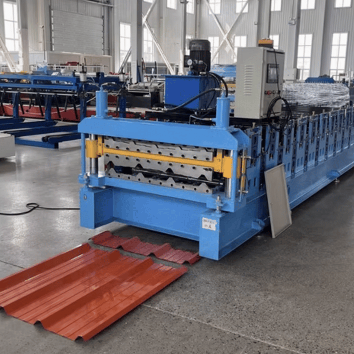 Roof Panel Roll Forming Machine in Ecuador