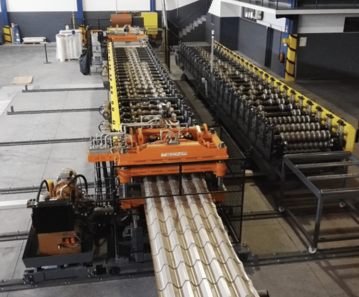Roof Tile Press in Casalserugo, Italy