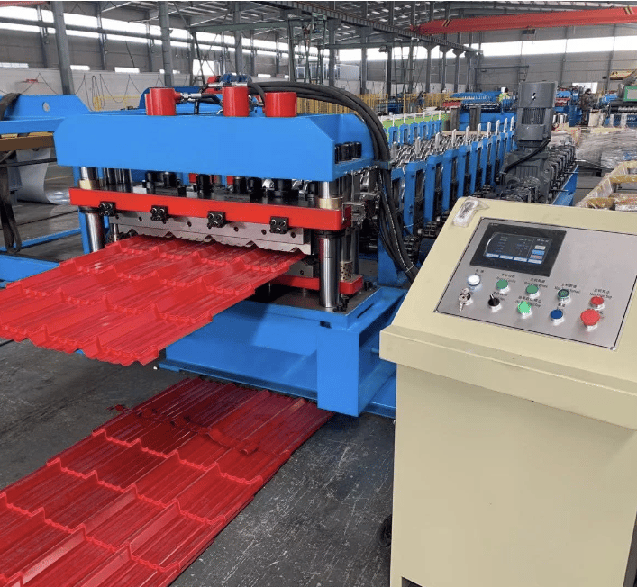 Step Tile Roll Forming Machine in Nigeria