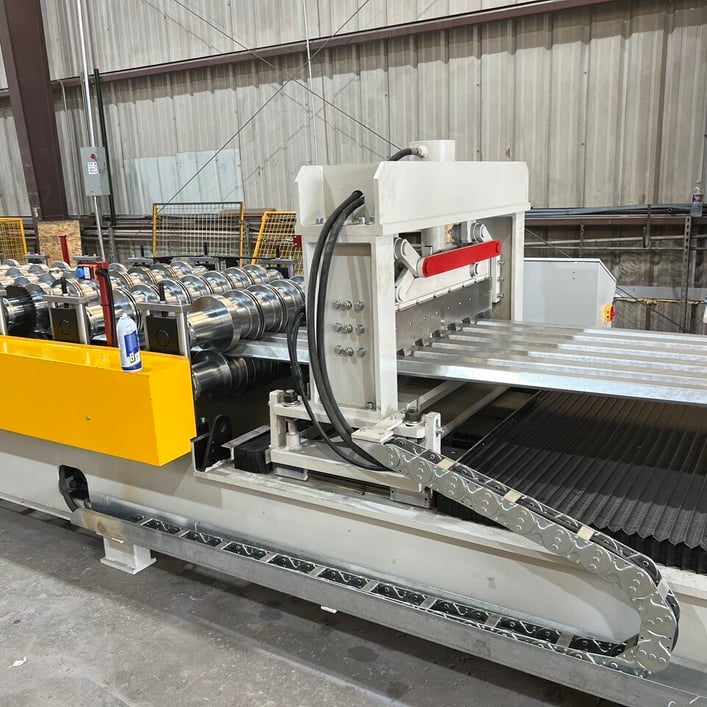 Cf60 Ribdeck Wide Rib Deck Roll Forming Machine in the USA | Roll Forming Machine…