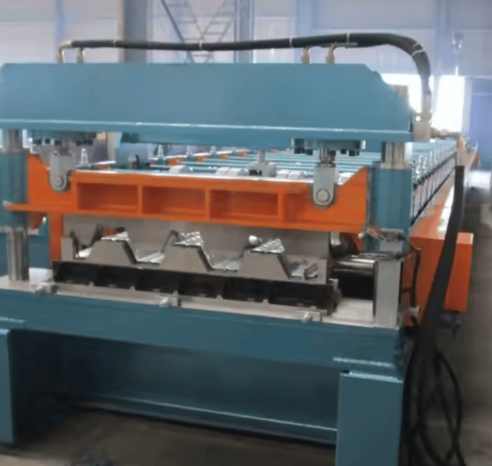 Wide Rib Roof Deck Roll Forming Machine – UAE