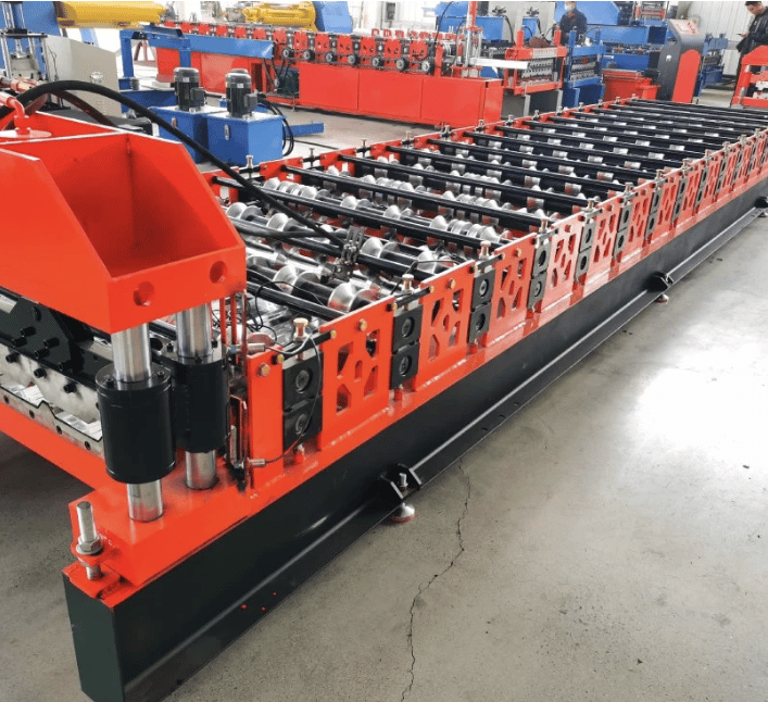 Zinc Roof Sheet Roll Forming Machine in Niger