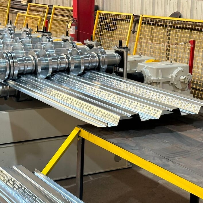 2" Composite Metal Deck Roll Forming Machine in Orlando, Florida