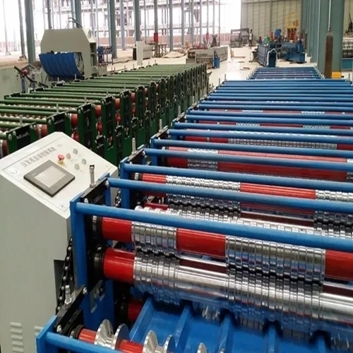 Color Steel Trapezoidal Tile Roll Forming Machine in China
