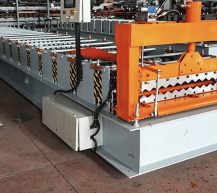 Corrugated Steel Panel Roll Forming Machine in Ethiopia