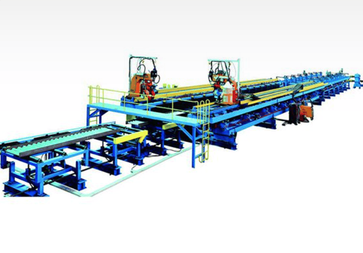 Corrugated Web H-Beam Automatic Welding Line in Shaoxing City, China