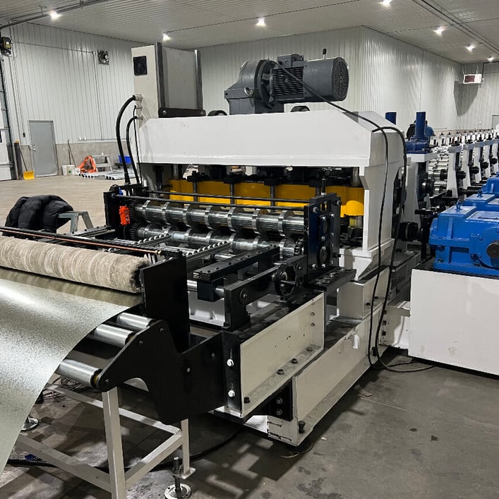 Formwork Floor Slab Metal Deck Roll Forming Machine in the USA