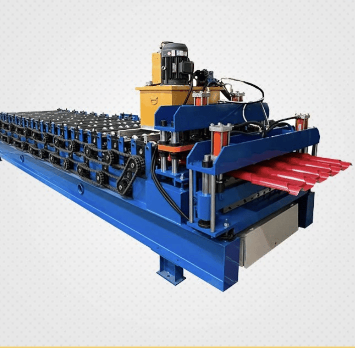 Glazed Tile Roof Sheet Roll Forming Machine in Congo