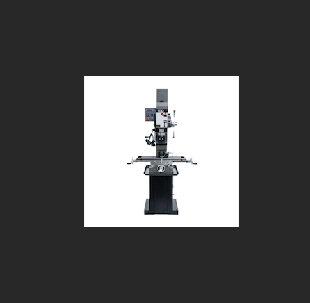 JET JMD-45VSPF Variable Speed Square Column Geared Head Mill Drill with Newall DP500 2-Axis DRO and X-Axis Powerfeed USA