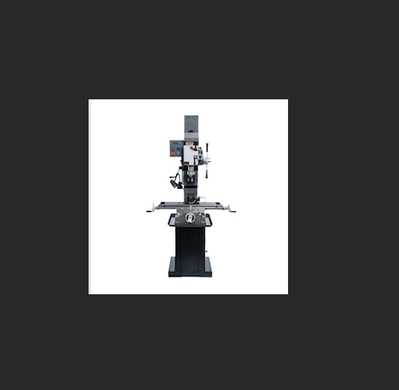 JET JMD-45VSPF Variable Speed Square Column Geared Head Mill Drill with Newall DP700 2-Axis DRO and X-Axis Powerfeed USA