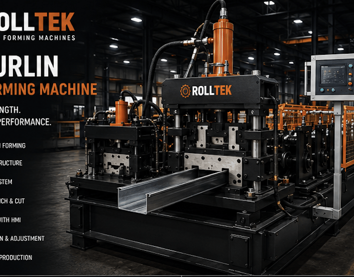 Maquina de Perfilagem de Perfil U e C no Brasil | Rolltek RT-CC Series