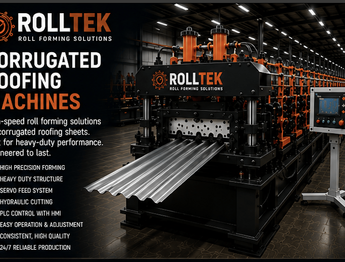 Maquina de Perfilagem para Telha Ondulada no Brasil | Rolltek RT-CR Series