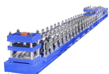 Road Construction Crash Barrier Highway Guardrail Sheet Roll Forming Machine in Suzhou, China