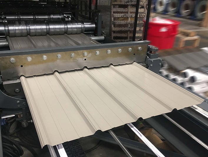 Roof Panel with Flying Shear Machine in Kansas, USA