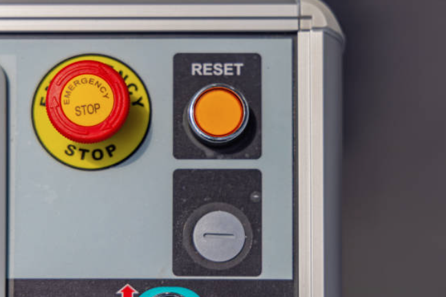 How to reset a roll forming machines PLC controller