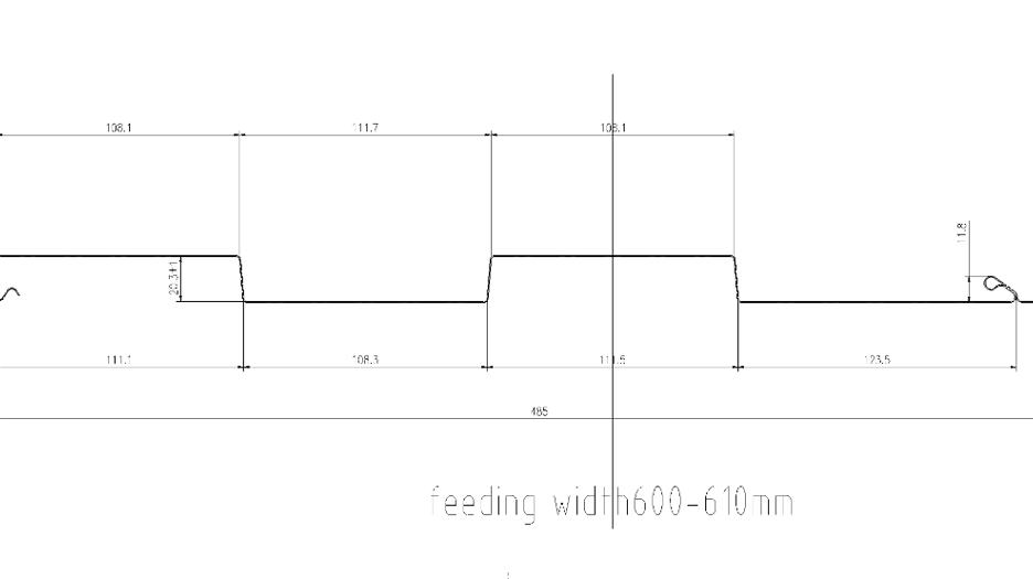 Box Rib Wall Panel Roll Forming Machine Profile