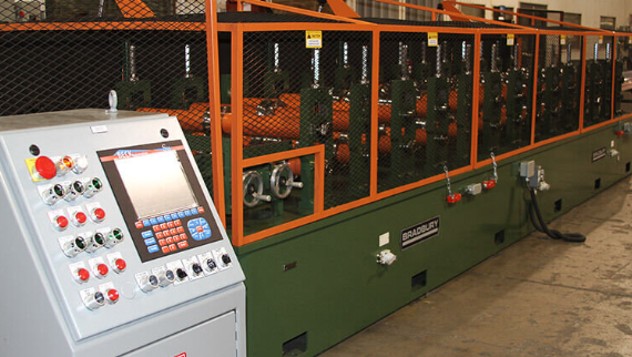 Roll forming machine sensors