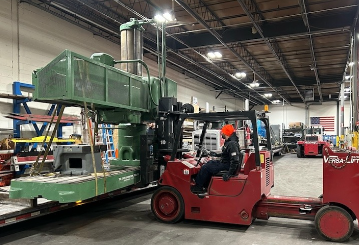 Should You Use Professional Machine Movers to Unload a New Roll Forming Machine from a Shipping Container?