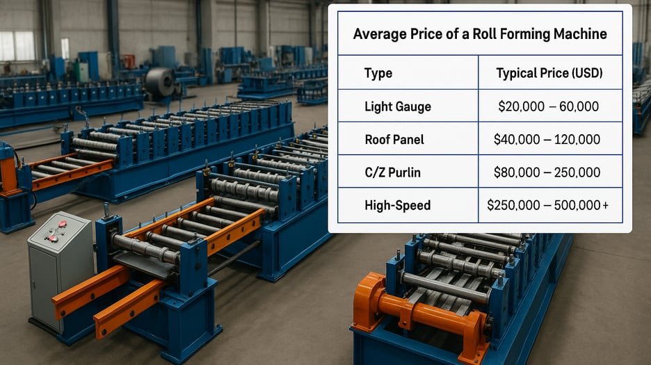 What is the Average Price of a Roll Forming Machine?