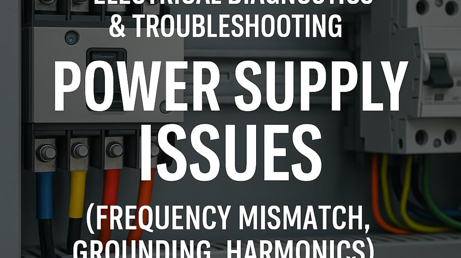 Electrical Diagnostics & Troubleshooting: Power Supply Issues on Roll Forming Machines (Frequency Mismatch, Grounding Problems & Harmonics)