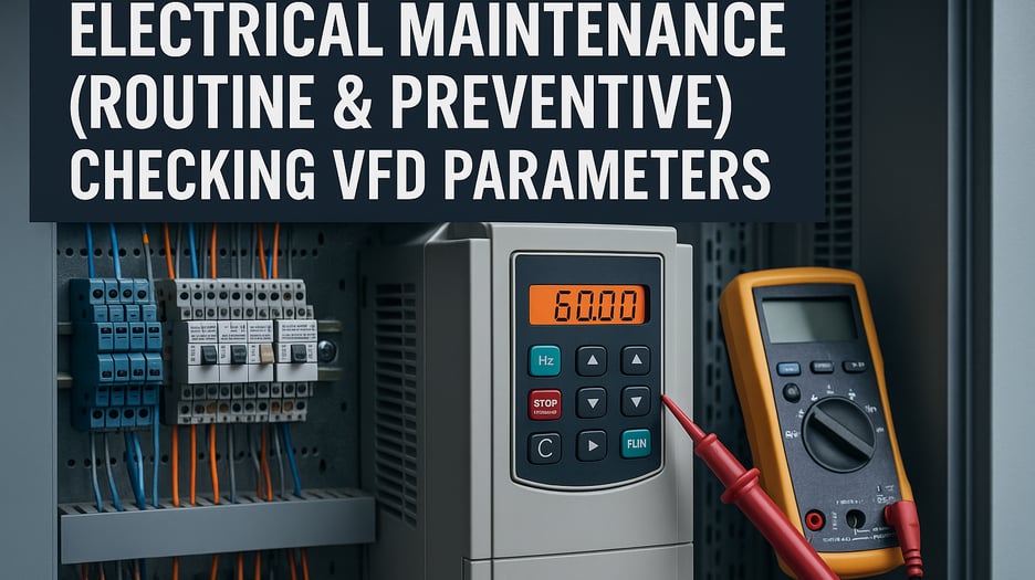 Electrical Maintenance (Routine & Preventive): Checking VFD Parameters on Roll Forming Machines Guide