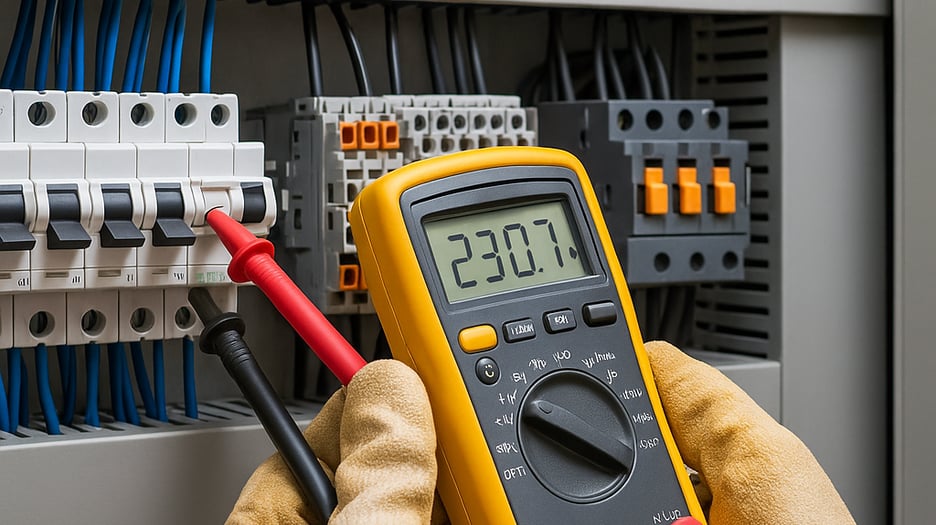Electrical Maintenance (Routine & Preventive): Measuring Voltages, Loads, and Currents on Roll Forming Machines