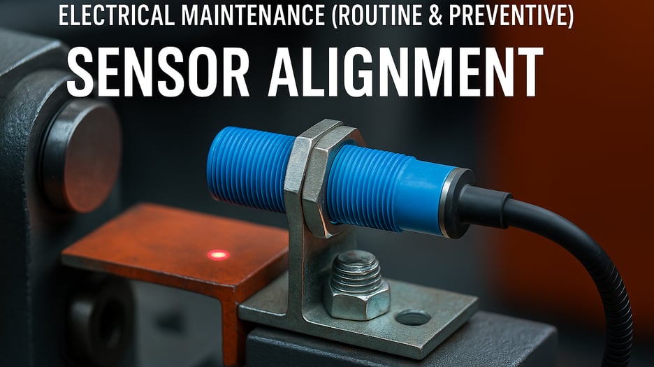 Electrical Maintenance (Routine & Preventive): Sensor Alignment on Roll Forming Machines Guide