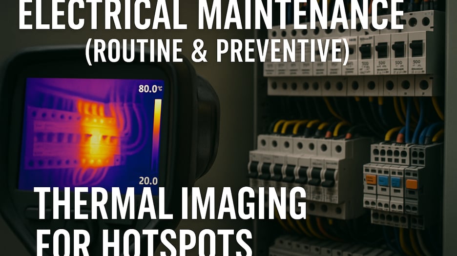 Electrical Maintenance (Routine & Preventive): Thermal Imaging for Hotspots on Roll Forming Machines Guide