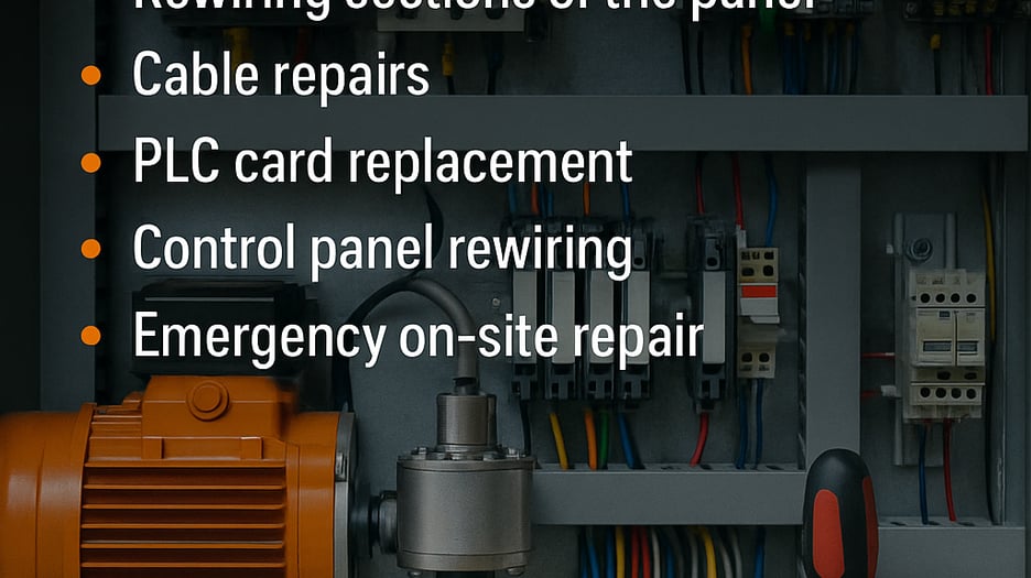 Electrical Repairs for Roll Forming Machines — Fast, Accurate, and Fully Certified