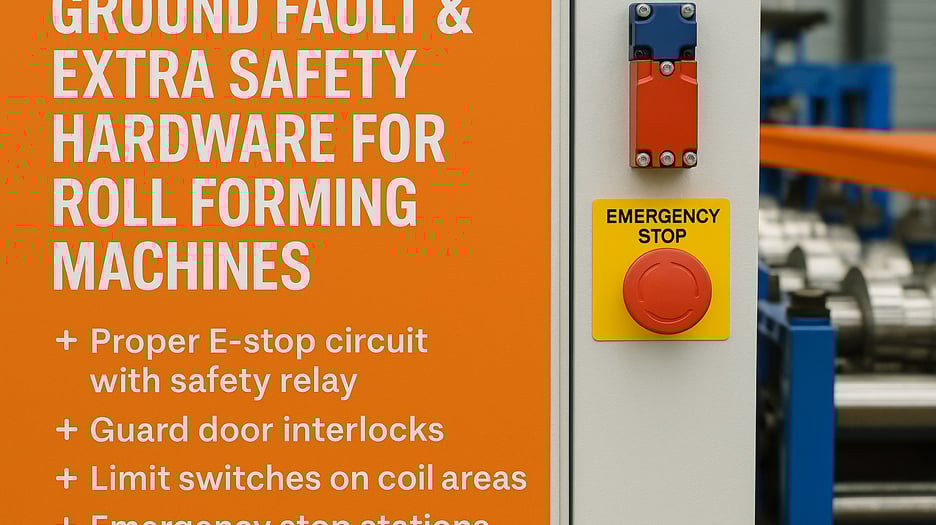 Ground Fault Protection & Essential Safety Hardware for Roll Forming Machines