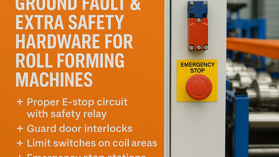 Machine Protection Hardware Ground Fault Protection & Essential Safety Hardware for Roll Forming…