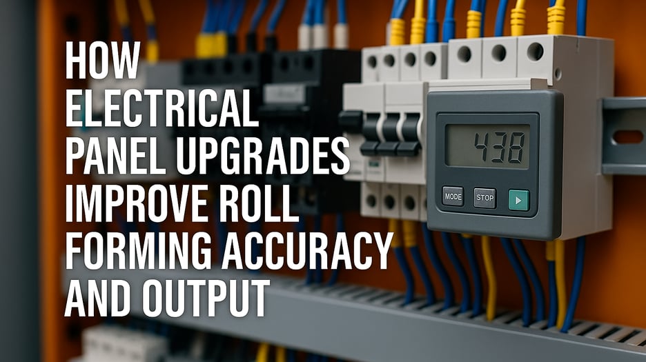 How Electrical Panel Upgrades Improve Roll Forming Accuracy and Output