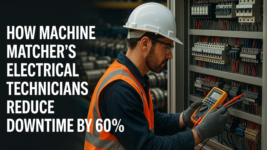 How Machine Matcher’s Electrical Technicians Reduce Downtime by 60%